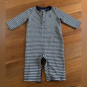 Polo Ralph Lauren Navy Striped Onesie